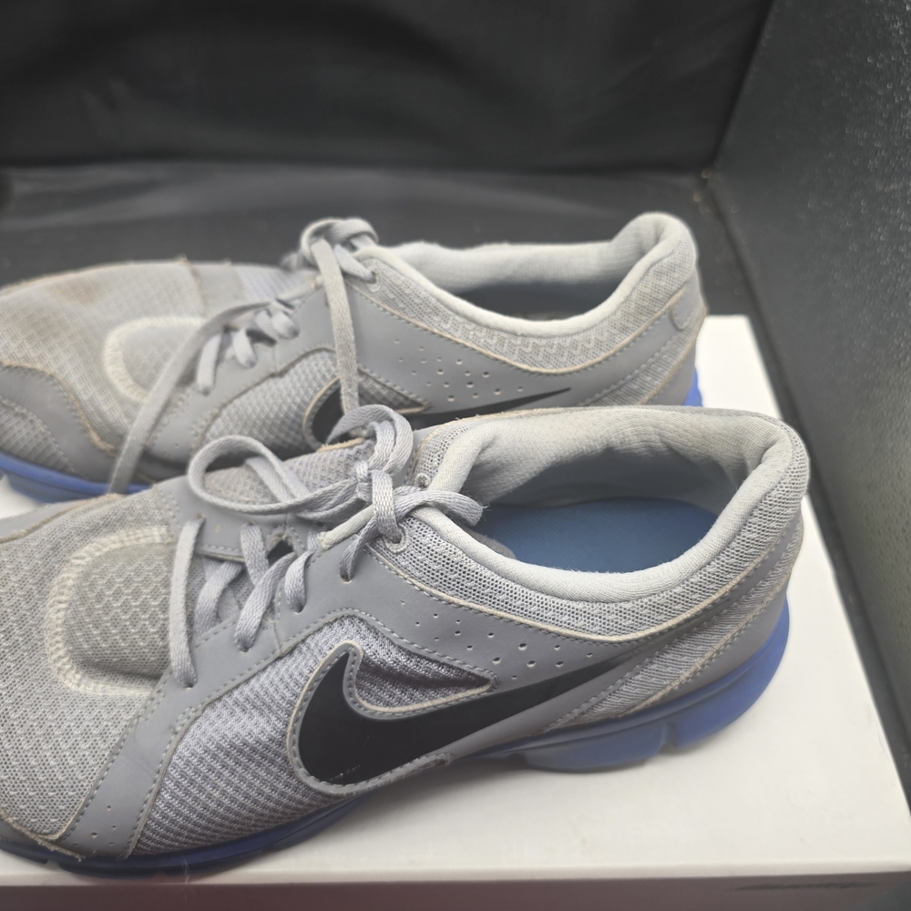 Nike Gray and Blue Athletic Shoes